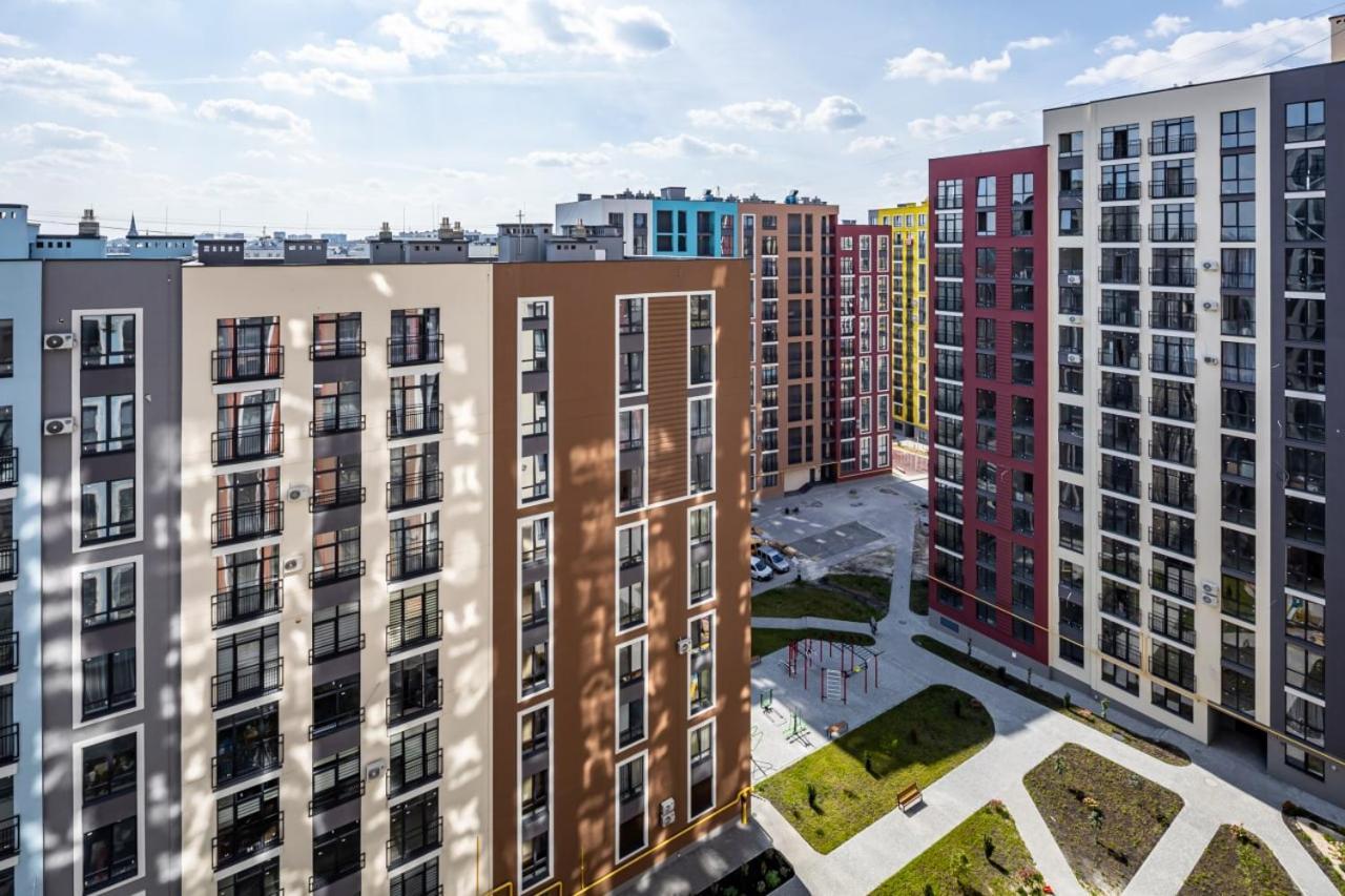 Apartmán New Building On Shevchenko Street, Center Lvov Exteriér fotografie